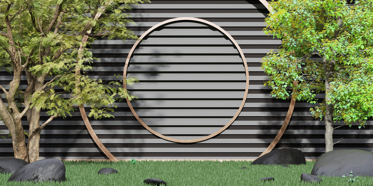 How to Use Composite Slatted Cladding to Create a Garden Feature Wall