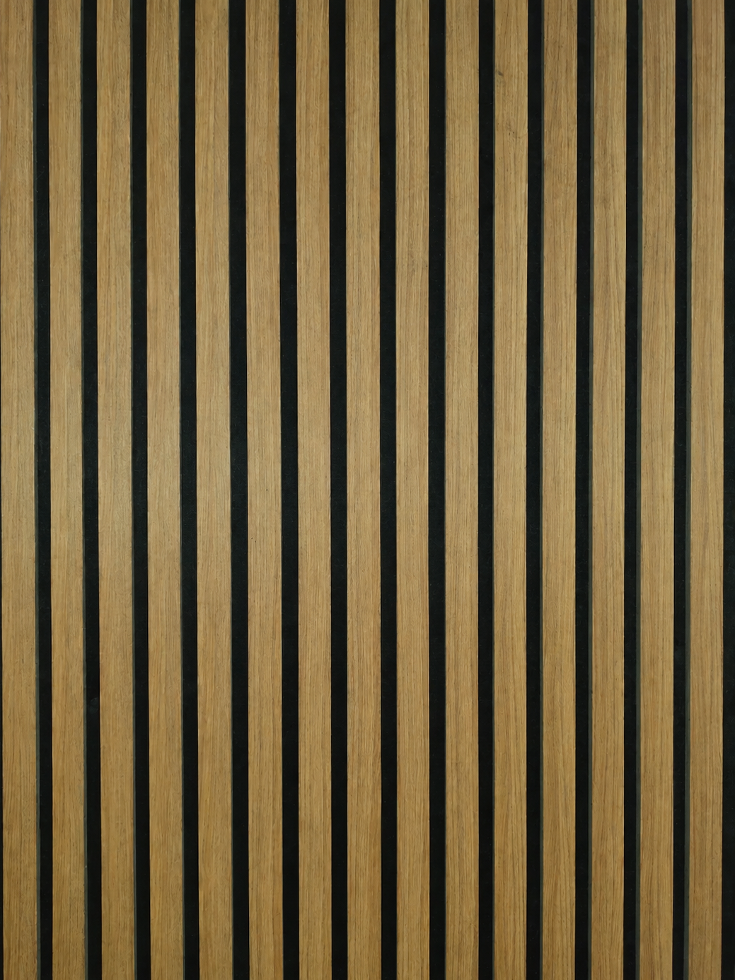 Premium Acoustic Slatted Wall Panels - Standard Oak