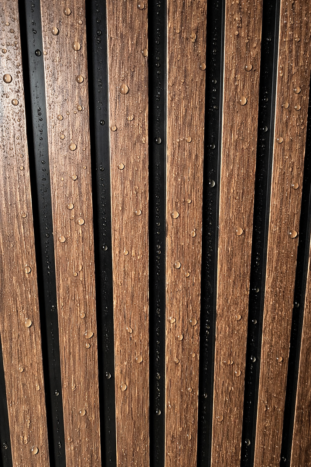 PVC Bathroom Wall Panels – Waterproof Modern Wall Solution - Walnut