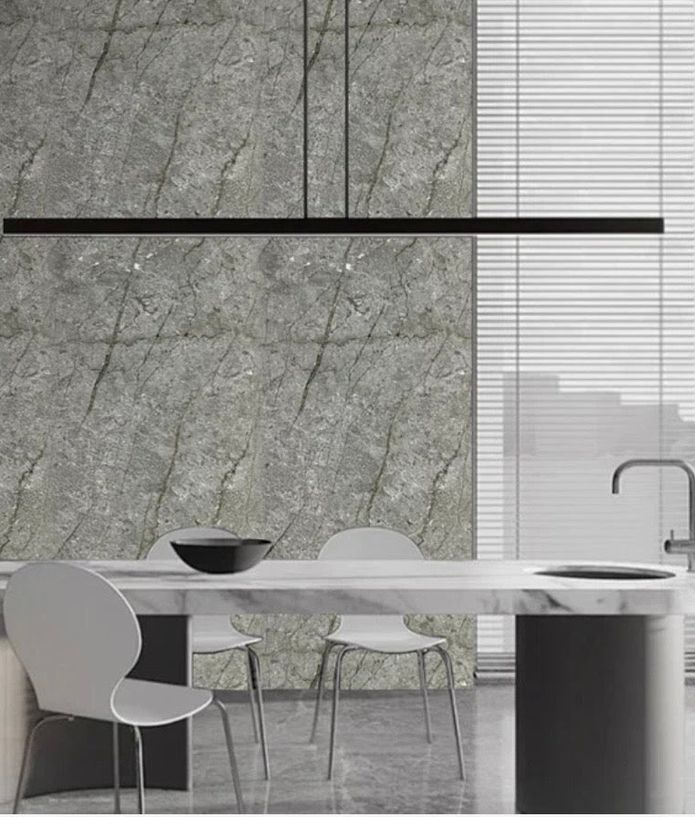 PVC Bathroom Wall Panels – Waterproof Modern Wall Solution - Grey Marble