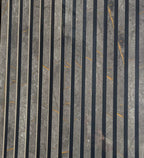 Premium Acoustic Slatted Wall Panels - Black & Gold Marble