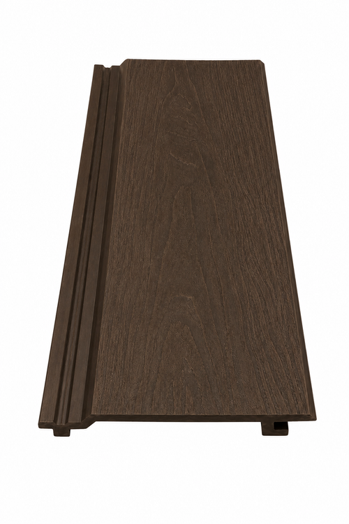 Exterior Flat-Face Cladding Panels - Dark Brown
