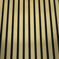 Premium Acoustic Slatted Wall Panels - Metallic Gold
