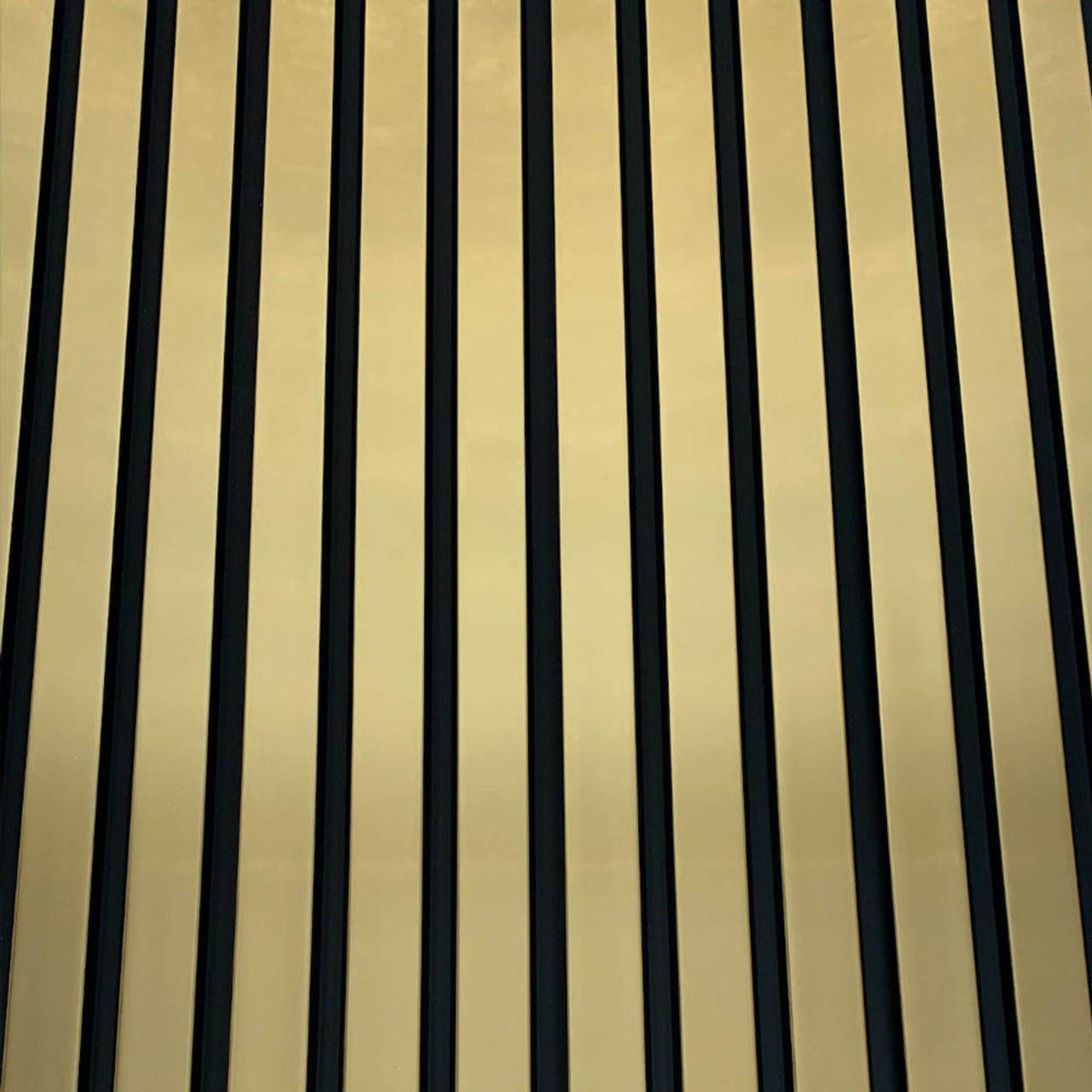 Premium Acoustic Slatted Wall Panels - Metallic Gold