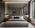 Premium Acoustic Slatted Wall Panels - Mirror Silver