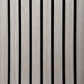 Premium Acoustic Slatted Wall Panels - Light Grey