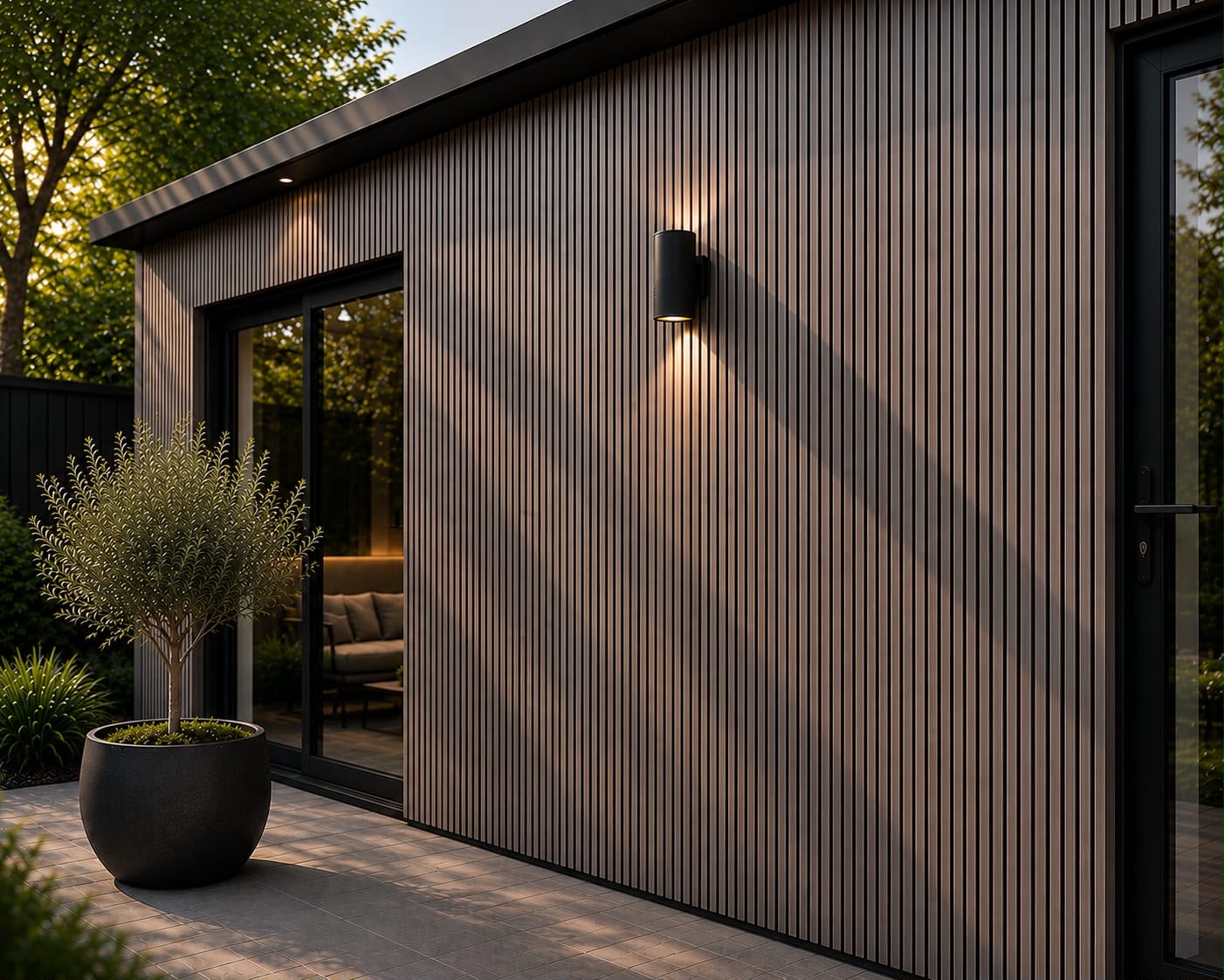 Exterior Seamless Cladding Panels - Light Grey