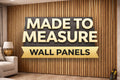 Made to Measure Acoustic Slatted Wall Panels - Perfect fit, No DIY stress