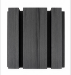 Exterior Multi-Width Slatted Cladding Panels - Grey Oak