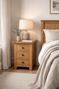 Homecrafts Living Bedside Table 3 Drawer