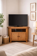 Homecrafts Living Corner TV Unit - Oak