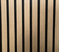 Acoustic Premium Thick Slatted Wall Panels - 280cm x 60cm - Oak