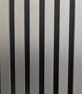 Premium Acoustic Slatted Wall Panels - Metallic Dark grey