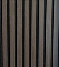 Acoustic Slatted Wall Panels - Smoked Oak