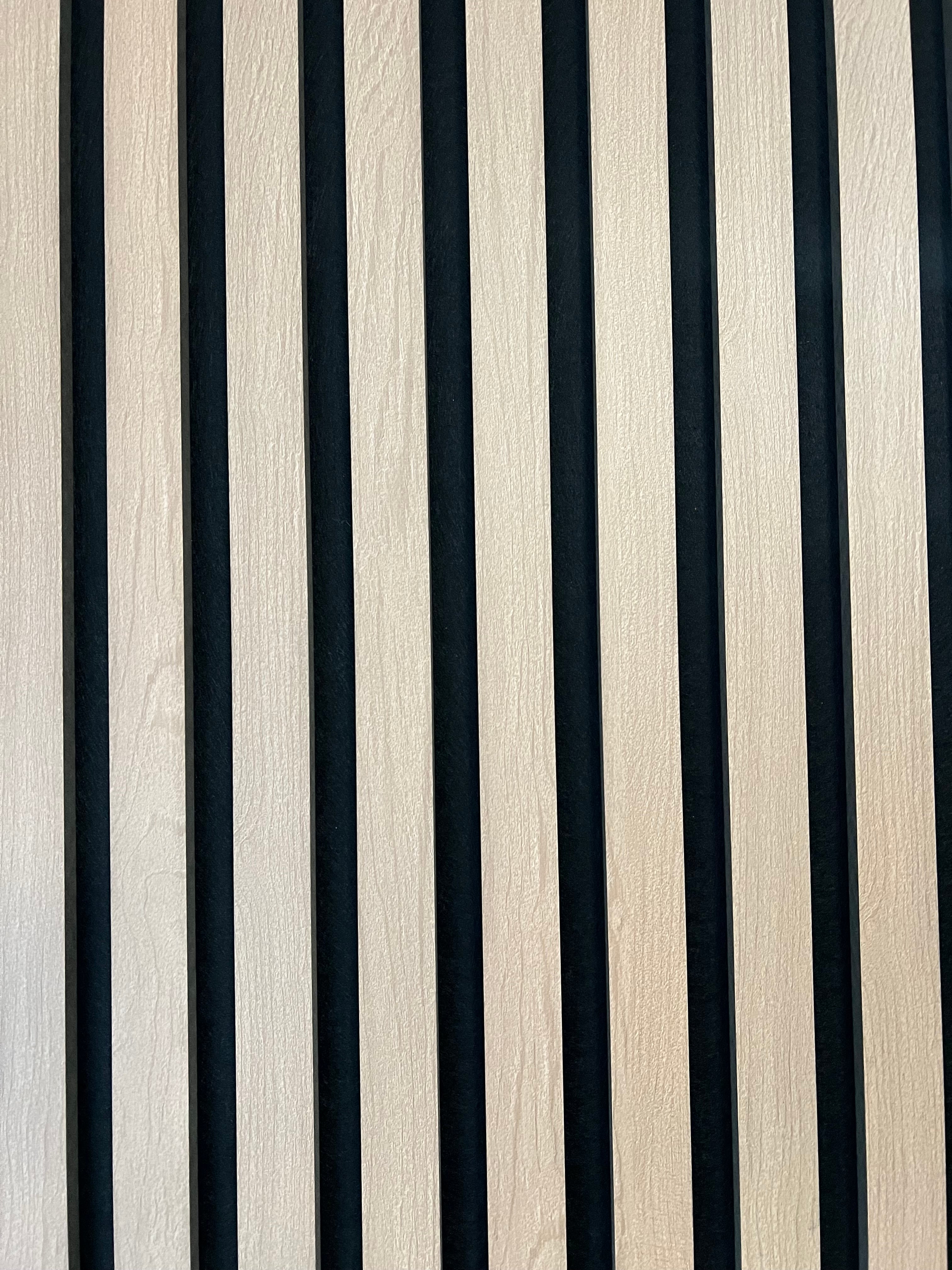 Premium Acoustic Slatted Wall Panels - Natural Oak